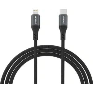 Kabel w oplocie Dudao L3CL USB-C / Lightning 30W 1.2m czarny