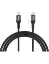 Kabel w oplocie Dudao L3CL USB-C / Lightning 30W 1.2m czarny