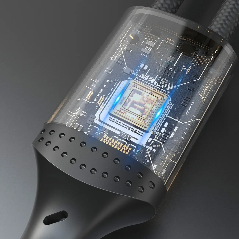 Kabel w oplocie Dudao L3CL USB-C / Lightning 30W 1.2m czarny