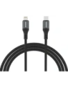 Kabel w oplocie Dudao L3CL USB-C / Lightning 30W 2m czarny