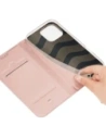Etui z klapką Dux Ducis Skin Pro do Apple iPhone 16 Pro różowe