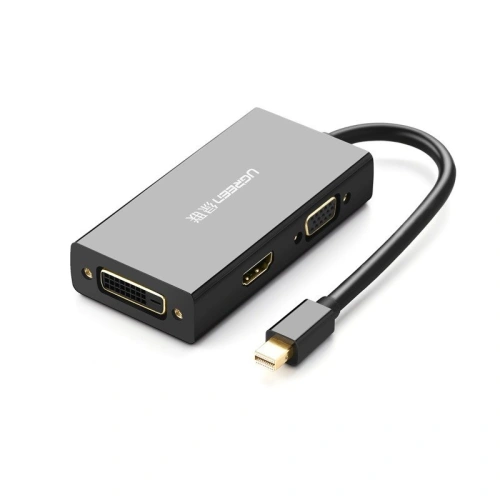 Kup UGREEN MD114 Mini DisplayPort adapter HDMI/VGA/DVI (fekete) - UGR429BLK - {ean13} - Sklep Home Screen