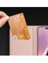 Etui z klapką Dux Ducis Skin Pro do Apple iPhone 16 Pro różowe