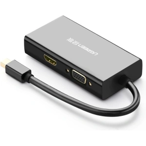 Adapter Mini DisplayPort do HDMI/VGA/DVI UGREEN MD114 (czarny)