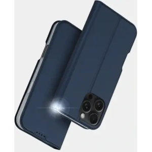 Etui z klapką Dux Ducis Skin Pro do Apple iPhone 16 Pro Max niebieskie