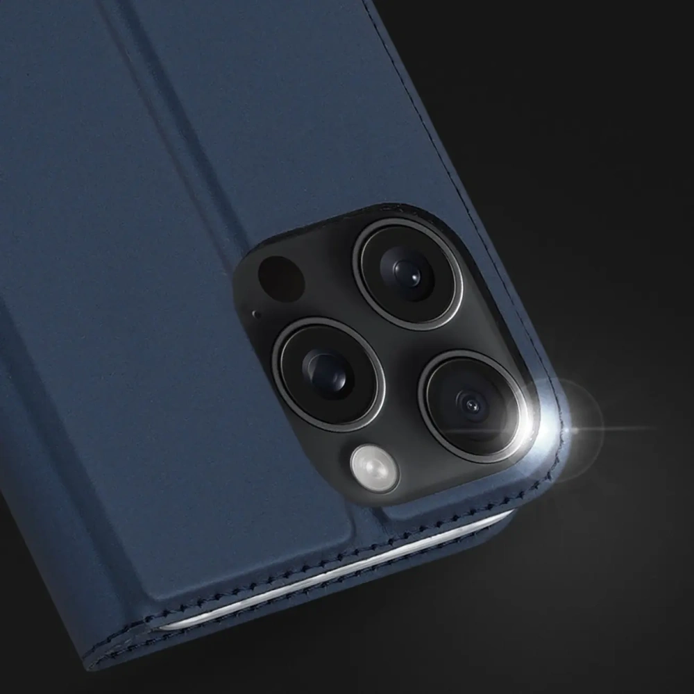 Etui z klapką Dux Ducis Skin Pro do Apple iPhone 16 Pro Max niebieskie