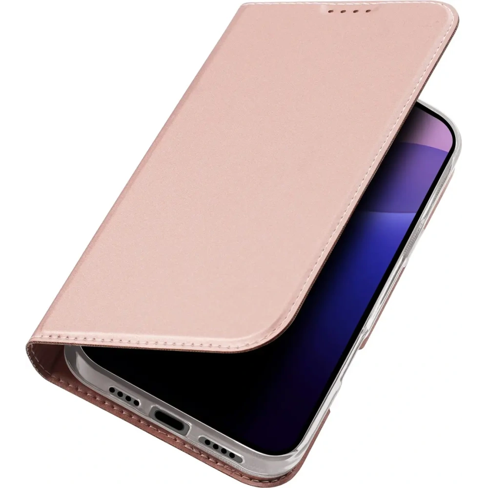Etui z klapką Dux Ducis Skin Pro do Apple iPhone 16 Pro Max różowe