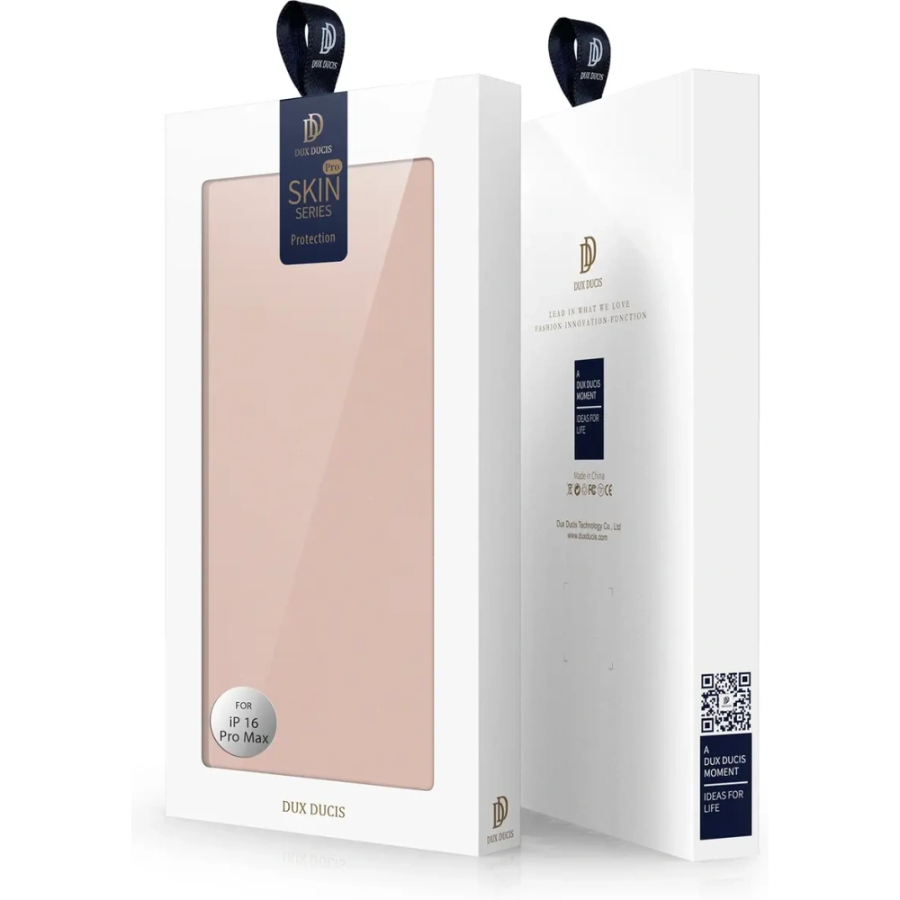 Etui z klapką Dux Ducis Skin Pro do Apple iPhone 16 Pro Max różowe