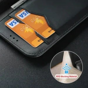 Etui z klapką Dux Ducis Hivo do Apple iPhone 16 Pro czarne