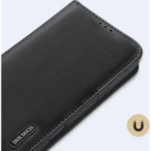 Etui z klapką Dux Ducis Hivo do Apple iPhone 16 Pro czarne