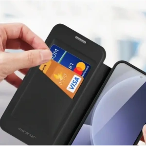 Etui z klapką Dux Ducis Skin X Pro do Samsung Galaxy S25 MagSafe czarne