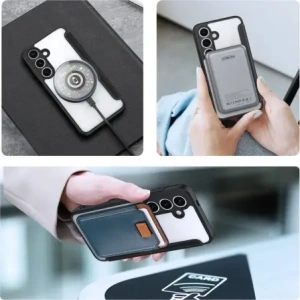 Etui z klapką Dux Ducis Skin X Pro do Samsung Galaxy S25 MagSafe czarne