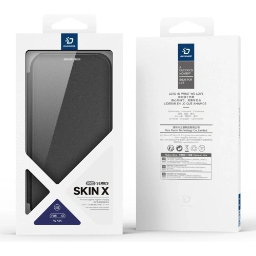 Etui z klapką Dux Ducis Skin X Pro do Samsung Galaxy S25 MagSafe czarne