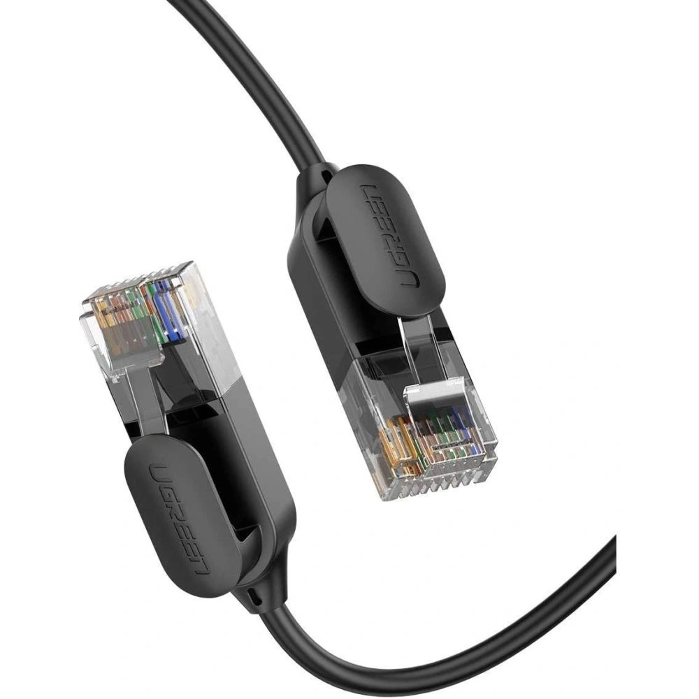 Kabel sieciowy UGREEN NW122 Ethernet RJ45, Cat.6A, UTP, 8m (czarny)