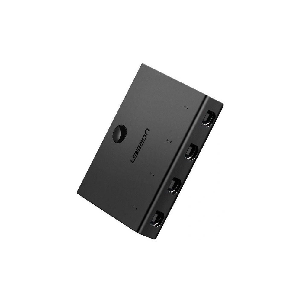 Przełącznik KVM 2x4 UGREEN CM228, USB 3.0 (czarny)