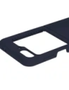 Silikonowe etui Bizon Soft Case do Samsung Galaxy Z Flip7 FE / Z Flip6 ciemnoniebieskie