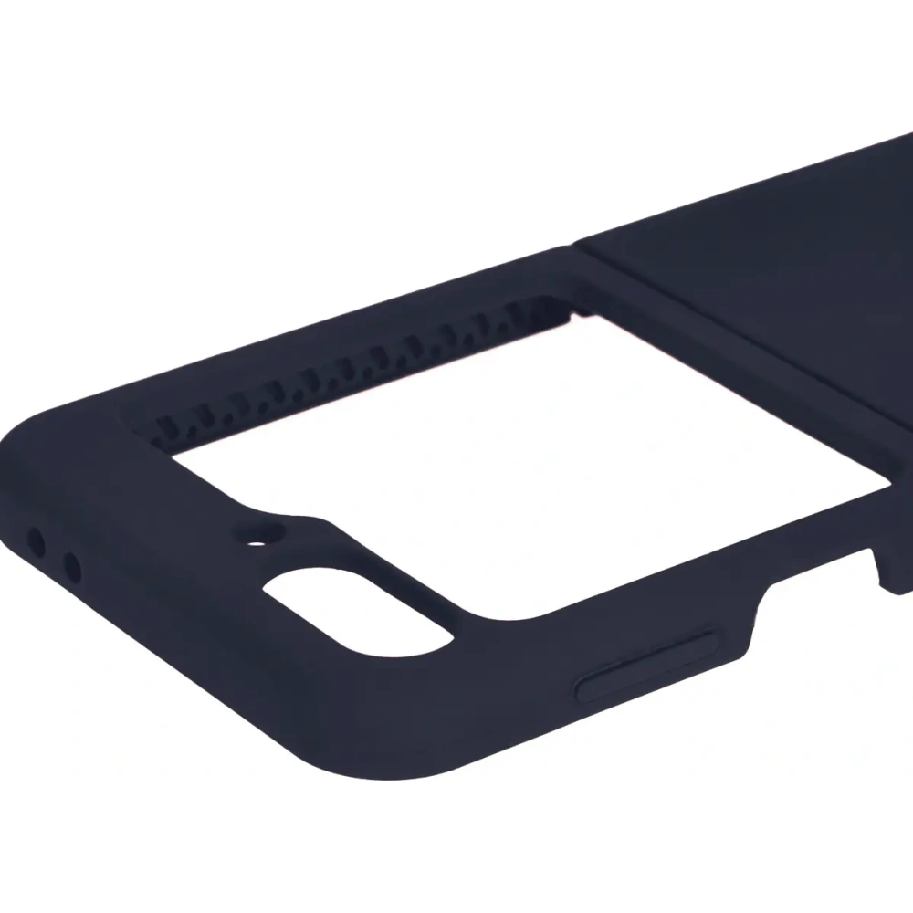 Silikonowe etui Bizon Soft Case do Samsung Galaxy Z Flip7 FE / Z Flip6 ciemnoniebieskie