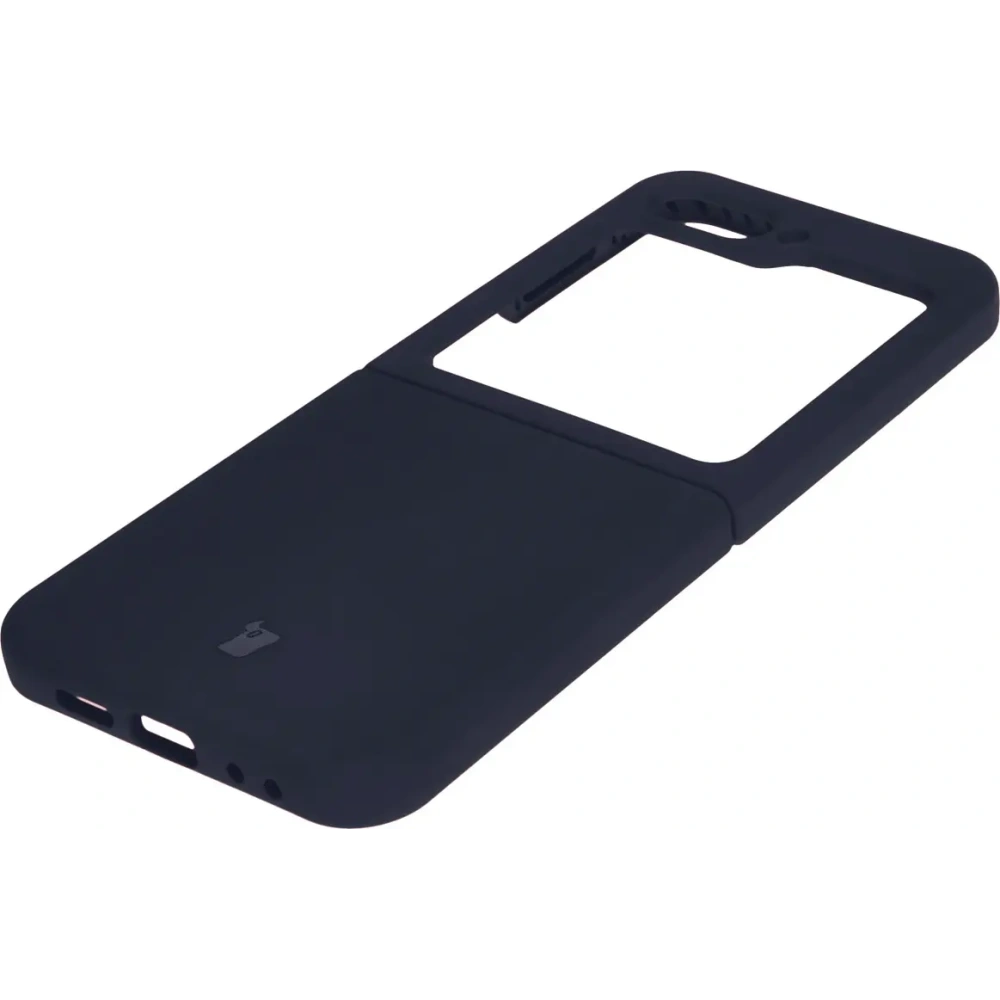 Silikonowe etui Bizon Soft Case do Samsung Galaxy Z Flip7 FE / Z Flip6 ciemnoniebieskie