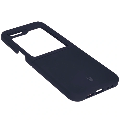 Silikonowe etui Bizon Soft Case do Samsung Galaxy Z Flip7 FE / Z Flip6 ciemnoniebieskie
