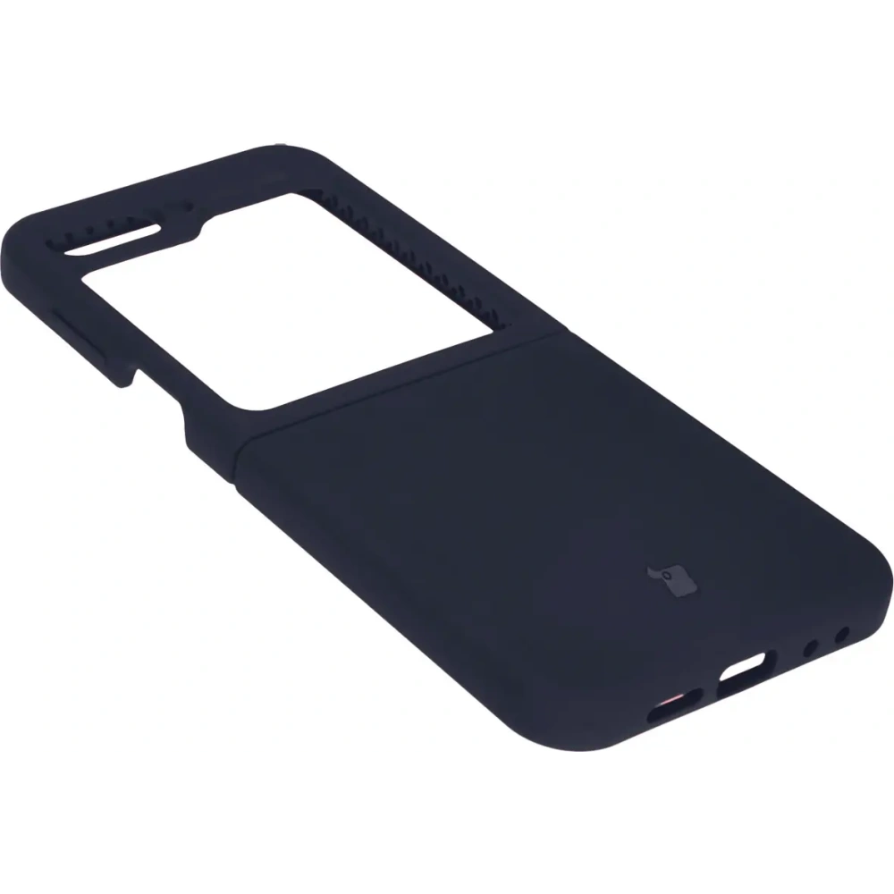 Silikonowe etui Bizon Soft Case do Samsung Galaxy Z Flip7 FE / Z Flip6 ciemnoniebieskie