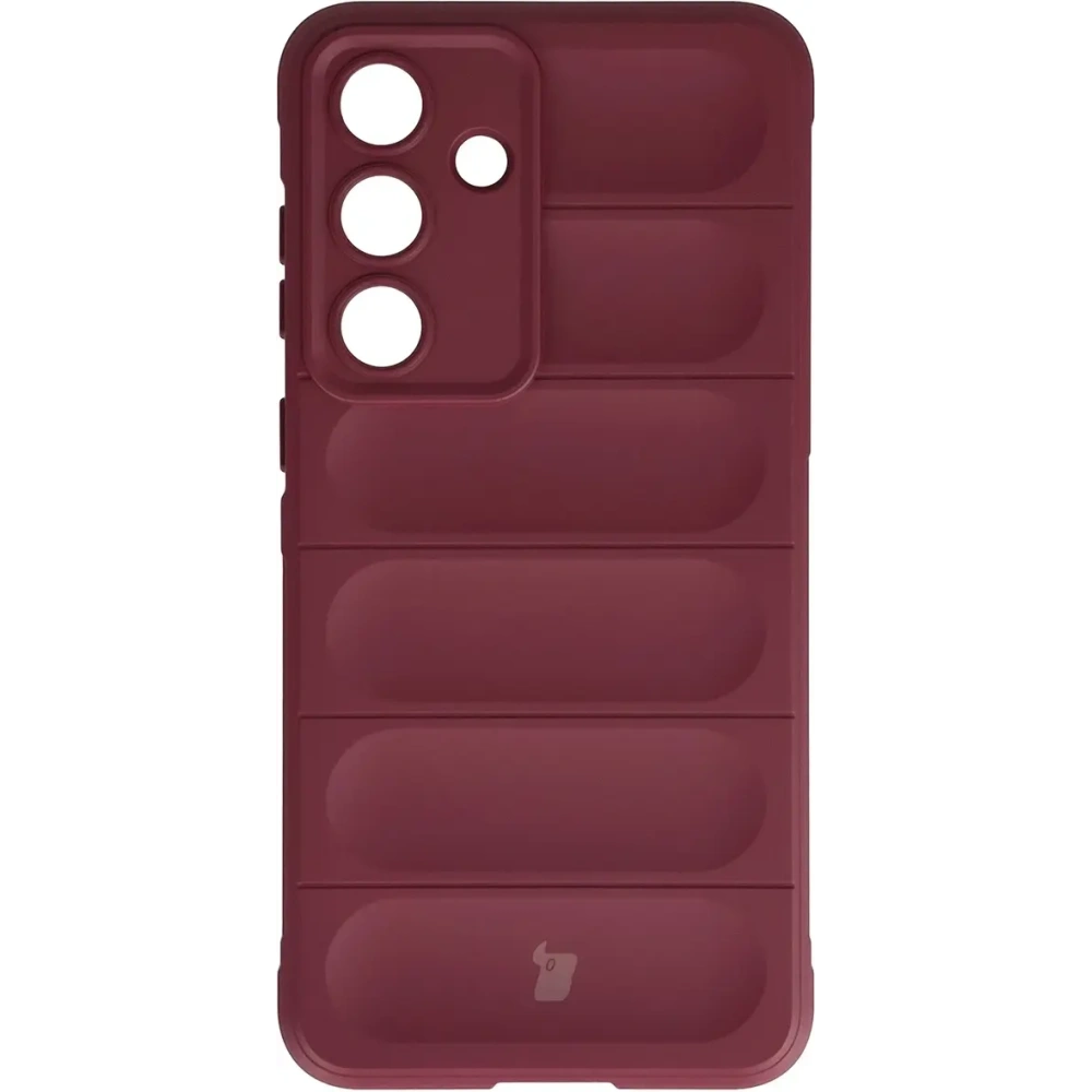 Pancerne etui Bizon Case Tur do Samsung Galaxy S25 FE burgundowe