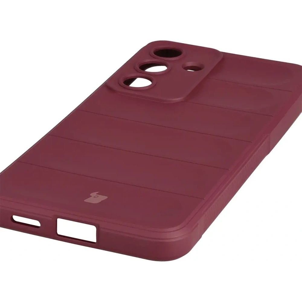 Pancerne etui Bizon Case Tur do Samsung Galaxy S25 FE burgundowe