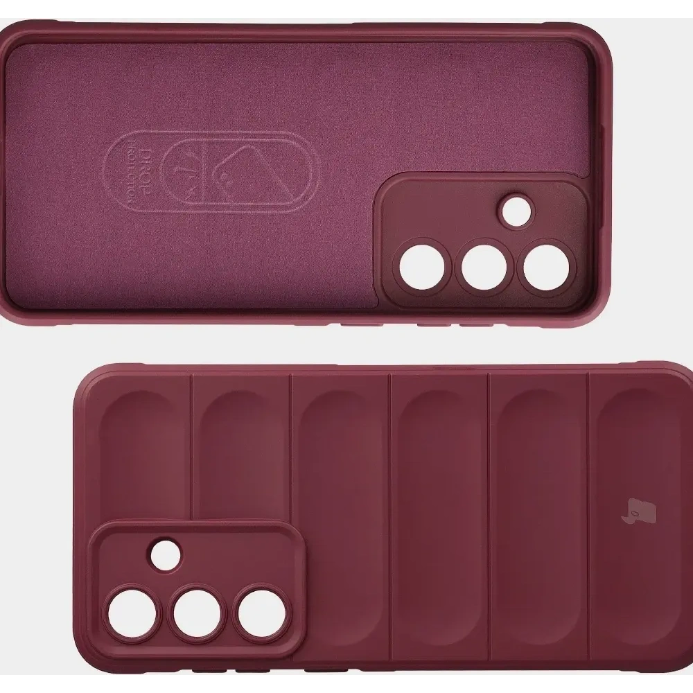 Pancerne etui Bizon Case Tur do Samsung Galaxy S25 FE burgundowe