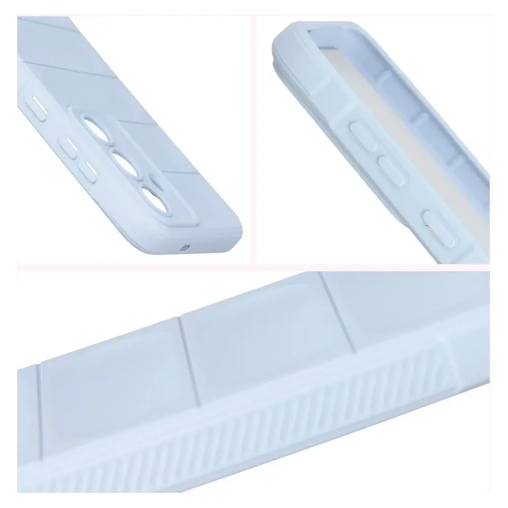 Pancerne etui Bizon Case Tur do Samsung Galaxy S25 FE jasnoniebieskie