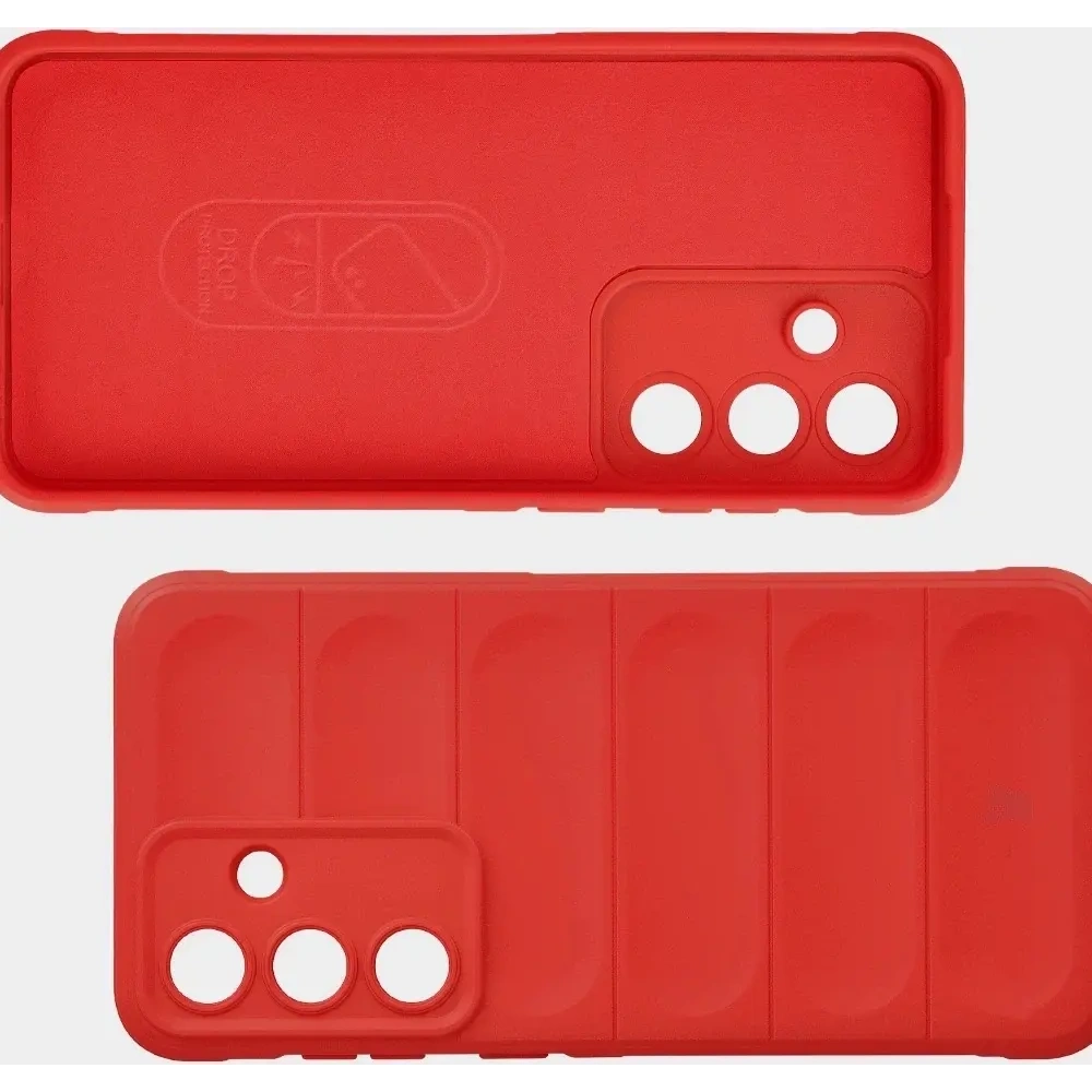 Pancerne etui Bizon Case Tur do Samsung Galaxy S25 FE czerwone