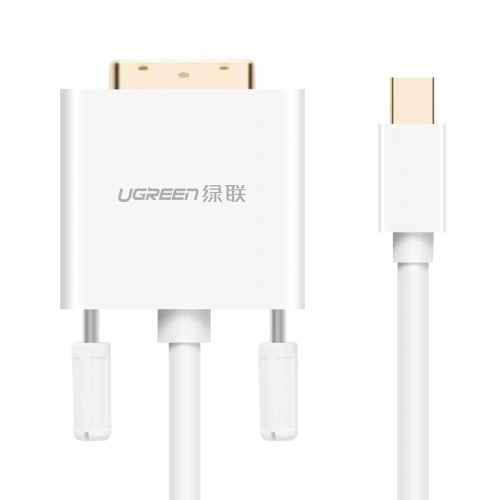 Kup Kabel Mini DisplayPort na DVI (24+1) UGREEN MD102 FullHD 1,5m (bílý) - UGR452WHT - {ean13} - Sklep Home Screen