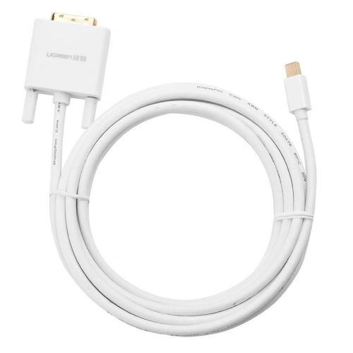 Kup Mini DisplayPort auf DVI (24+1) Kabel UGREEN MD102 FullHD 1.5m (weiß) - UGR452WHT - {ean13} - Sklep Home Screen