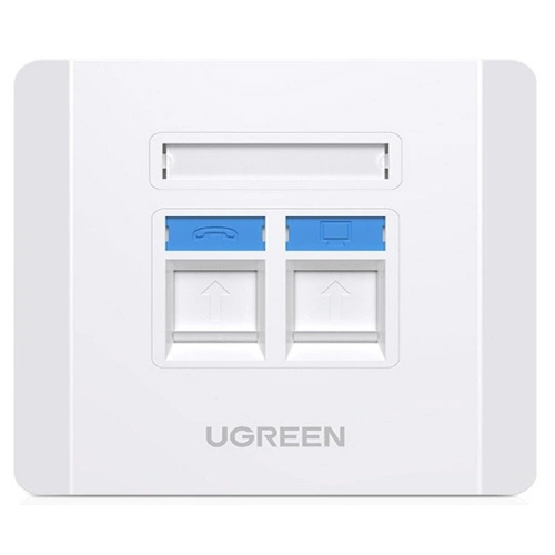 Kup UGREEN NW144 dupla RJ45 + RJ11 falba építhető aljzat - UGR456 - {ean13} - Sklep Home Screen