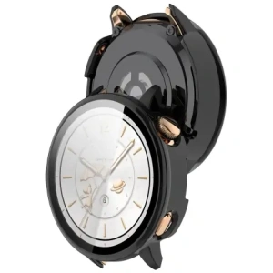 Etui ze szkłem do zegarka Bizon Case+Glass Watch do OnePlus Watch 3 43mm czarne