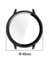Etui ze szkłem do zegarka Bizon Case+Glass Watch do OnePlus Watch 3 43mm czarne