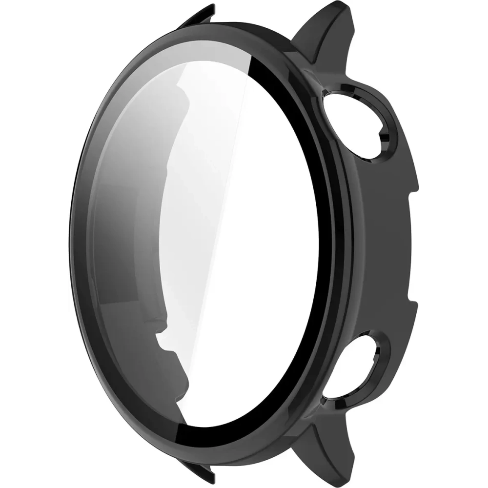 Etui ze szkłem do zegarka Bizon Case+Glass Watch do OnePlus Watch 3 43mm czarne