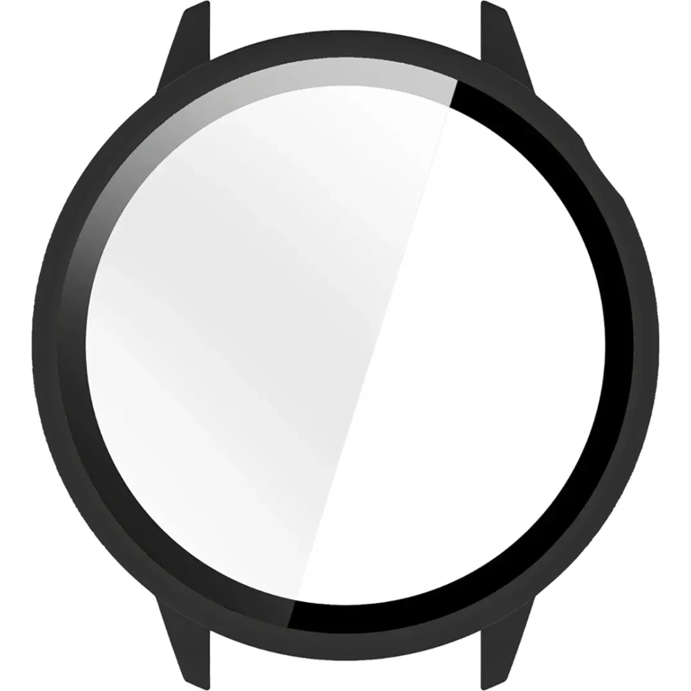 Etui ze szkłem do zegarka Bizon Case+Glass Watch do OnePlus Watch 3 43mm czarne