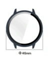 Etui ze szkłem do zegarka Bizon Case+Glass Watch do OnePlus Watch 3 43mm niebieskie