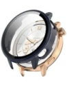 Etui ze szkłem do zegarka Bizon Case+Glass Watch do OnePlus Watch 3 43mm niebieskie