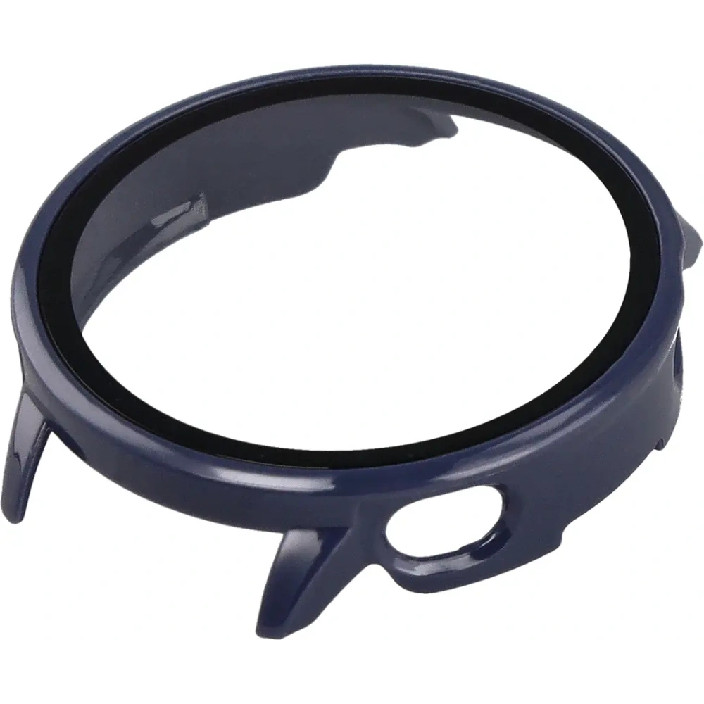 Etui ze szkłem do zegarka Bizon Case+Glass Watch do OnePlus Watch 3 43mm niebieskie