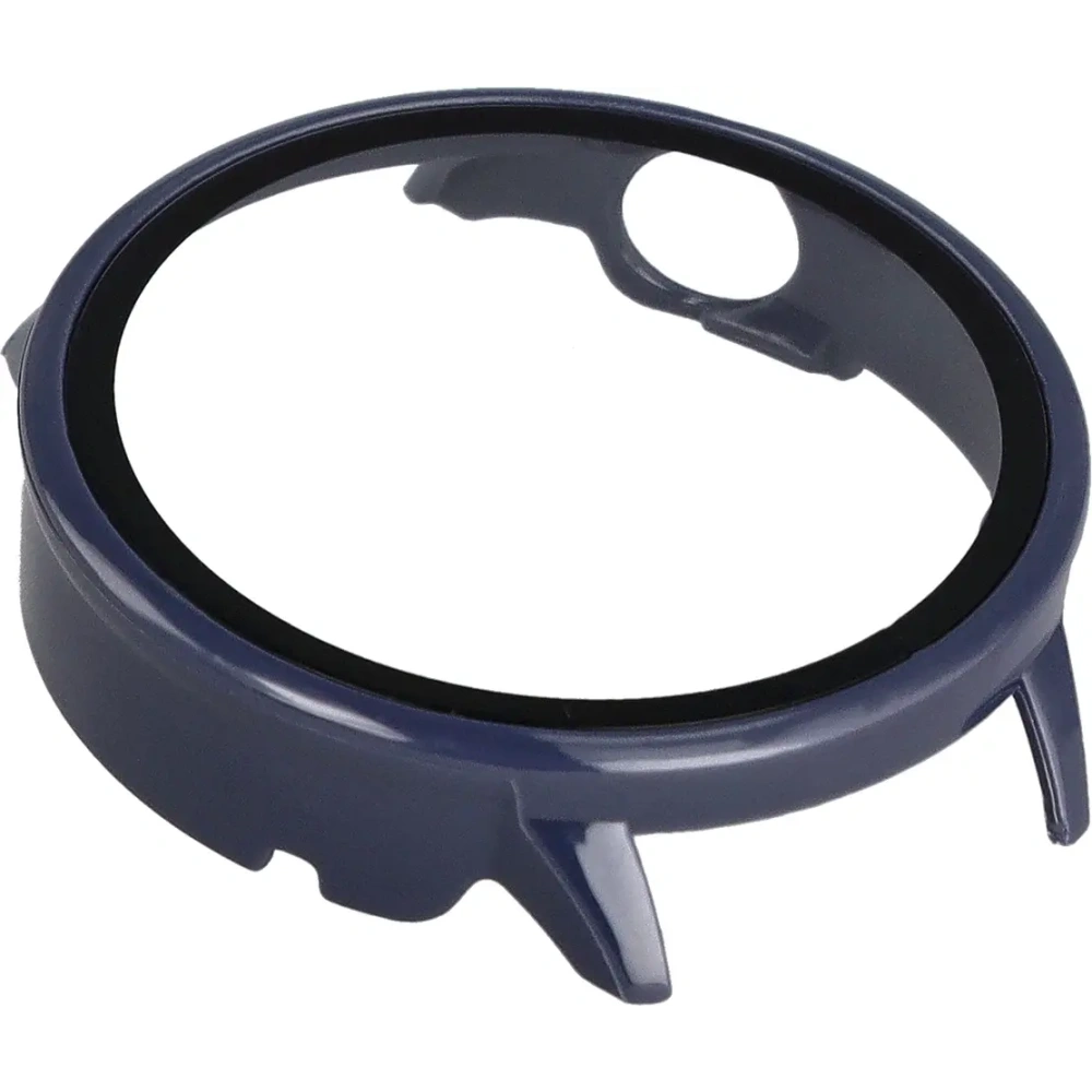 Etui ze szkłem do zegarka Bizon Case+Glass Watch do OnePlus Watch 3 43mm niebieskie