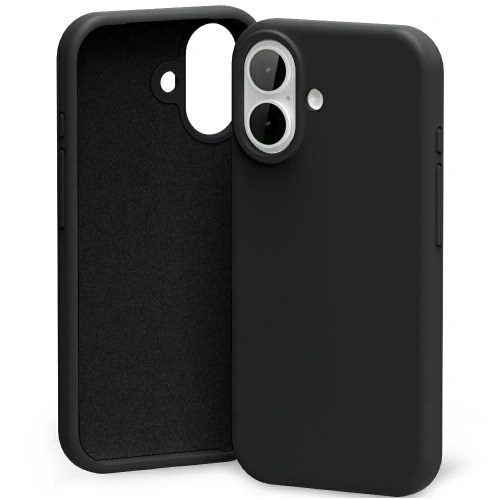Etui Mercury Silicone do Apple iPhone 17 czarny