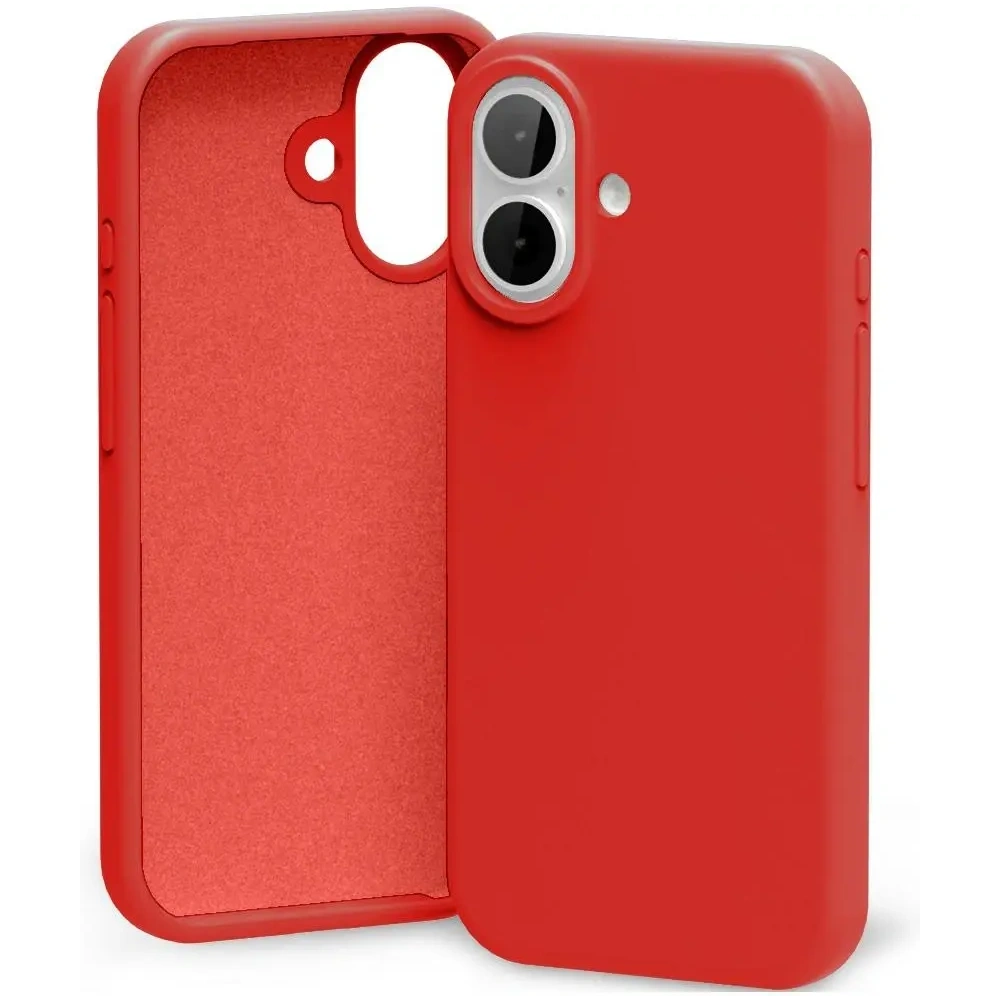 Etui Mercury Silicone do Apple iPhone 17 czerwony