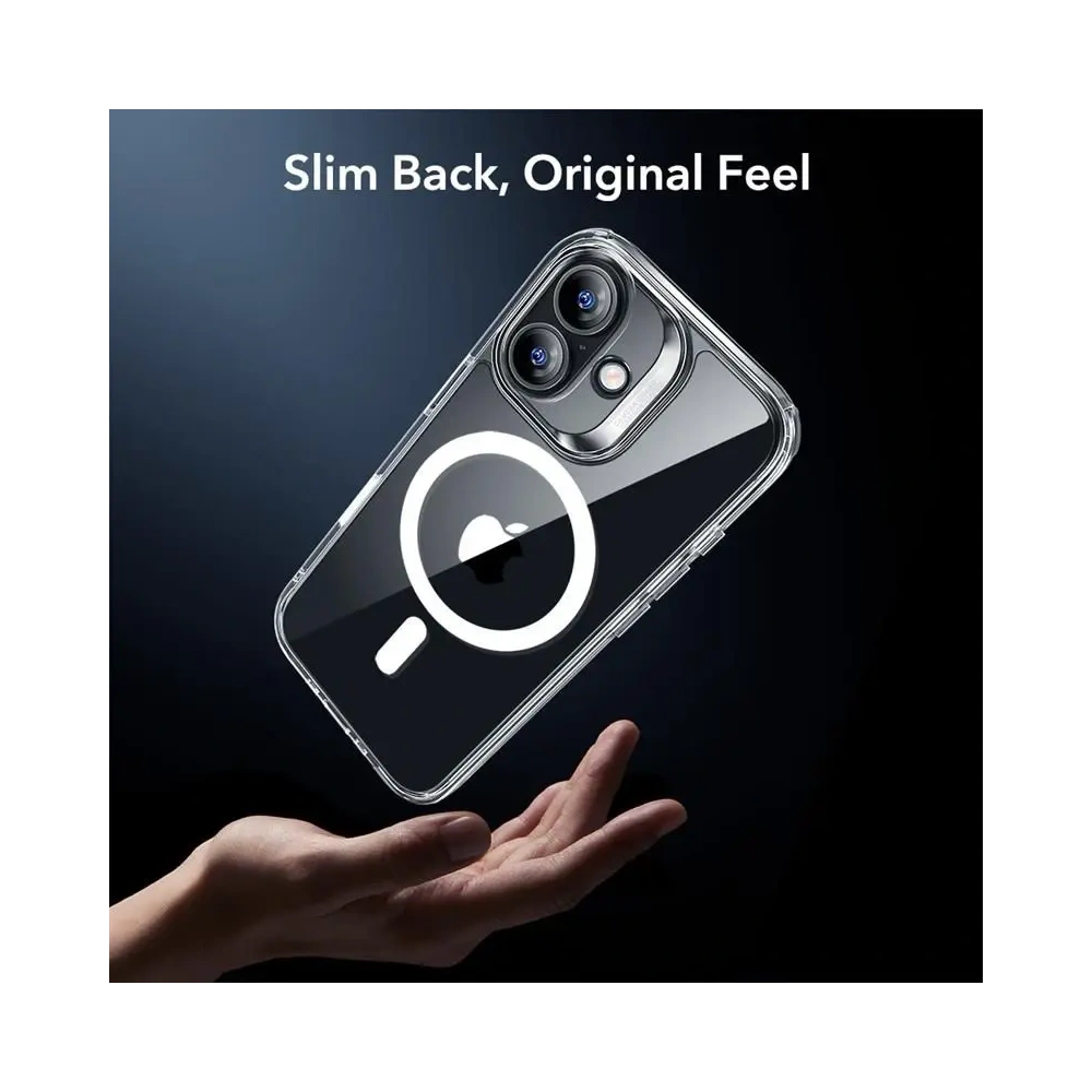 Zestaw ESR etui + szkło na ekran Classic Hybrid MagSafe & Tempered Glass do Apple iPhone 17 Clear