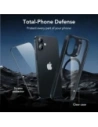 Zestaw ESR etui + szkło na ekran Classic Hybrid MagSafe & Tempered Glass do Apple iPhone 17 Clear/black