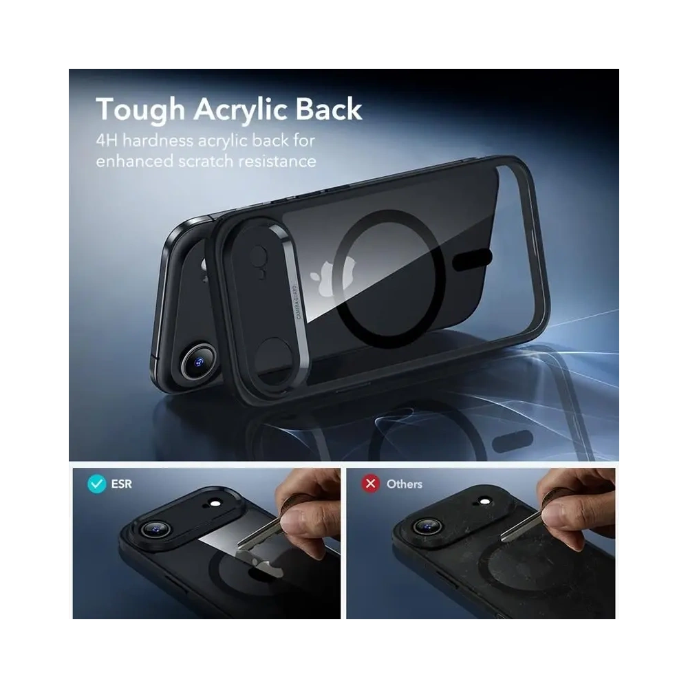 Zestaw ESR etui + szkło na ekran Classic Hybrid MagSafe & Tempered Glass do Apple iPhone Air Clear/black