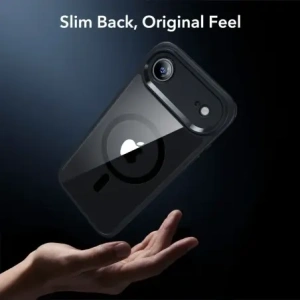 Zestaw ESR etui + szkło na ekran Classic Hybrid MagSafe & Tempered Glass do Apple iPhone 17 Air Clear/black