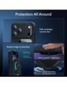 Zestaw ESR etui + szkło na ekran Classic Hybrid MagSafe & Tempered Glass do Apple iPhone 17 Pro Clear/black