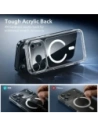 Zestaw ESR etui + szkło na ekran Classic Hybrid MagSafe & Tempered Glass do Apple iPhone 17 Pro Max Clear