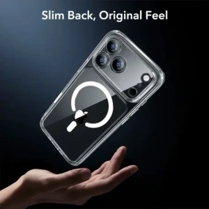 Zestaw ESR etui + szkło na ekran Classic Hybrid MagSafe & Tempered Glass do Apple iPhone 17 Pro Max Clear