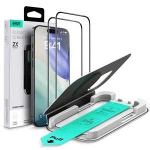 Szkło hartowane ESR Ultrafit Tempered Glass do Apple iPhone 16 Pro / 17 Clear [2 PACK]